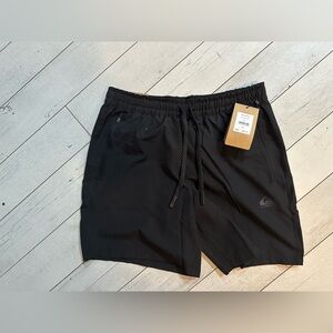 Quiksilver Charcoal Elastic Waist Shorts